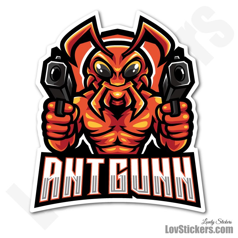 4 Stickers eSport Ant Gunn 4 Stickers eSport Ant Gunn