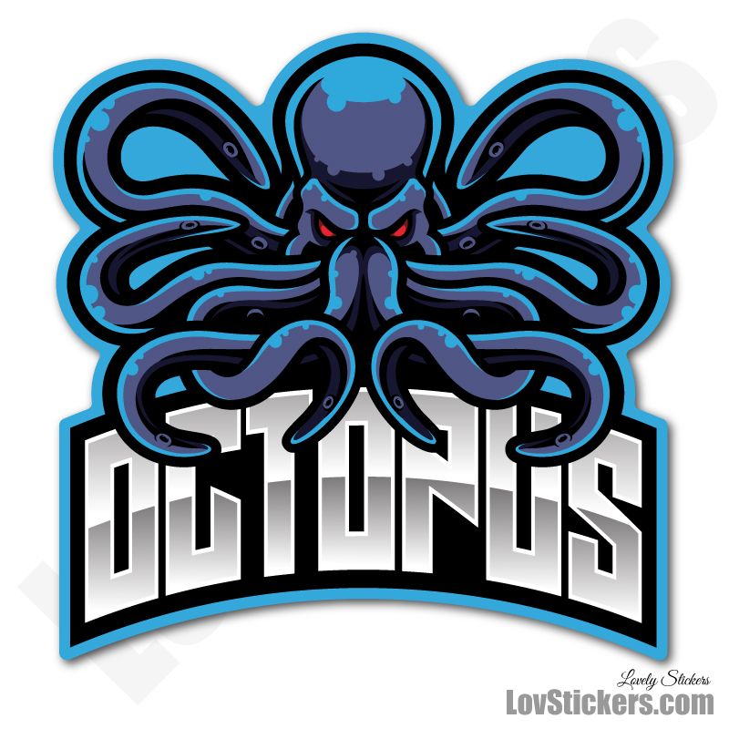 6 Stickers eSport Octopus 6 Stickers eSport Octopus