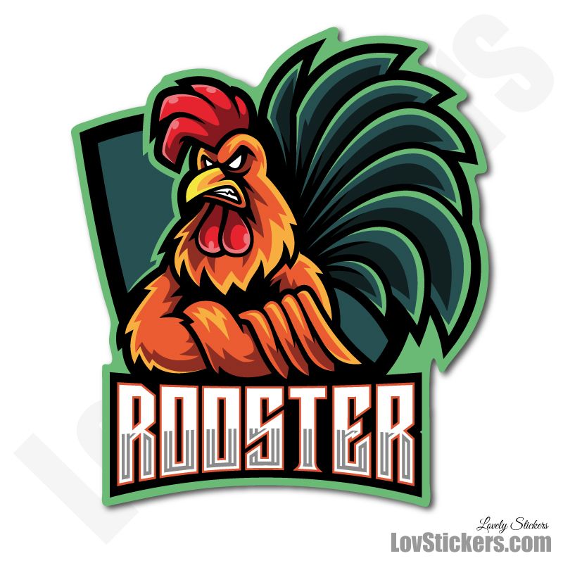 4 Stickers eSport Rooster 4 Stickers eSport Rooster