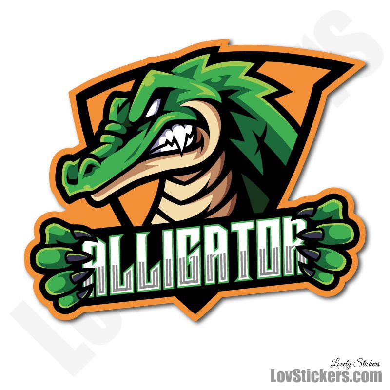 6 Stickers eSport Alligator 6 Stickers eSport Alligator