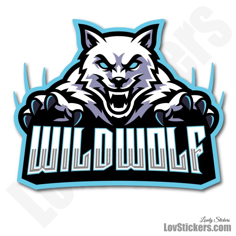 6 Stickers eSport Wild Wolf 6 Stickers eSport Wild Wolf
