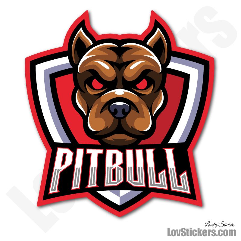 4 Stickers eSport Pitbull 4 Stickers eSport Pitbull