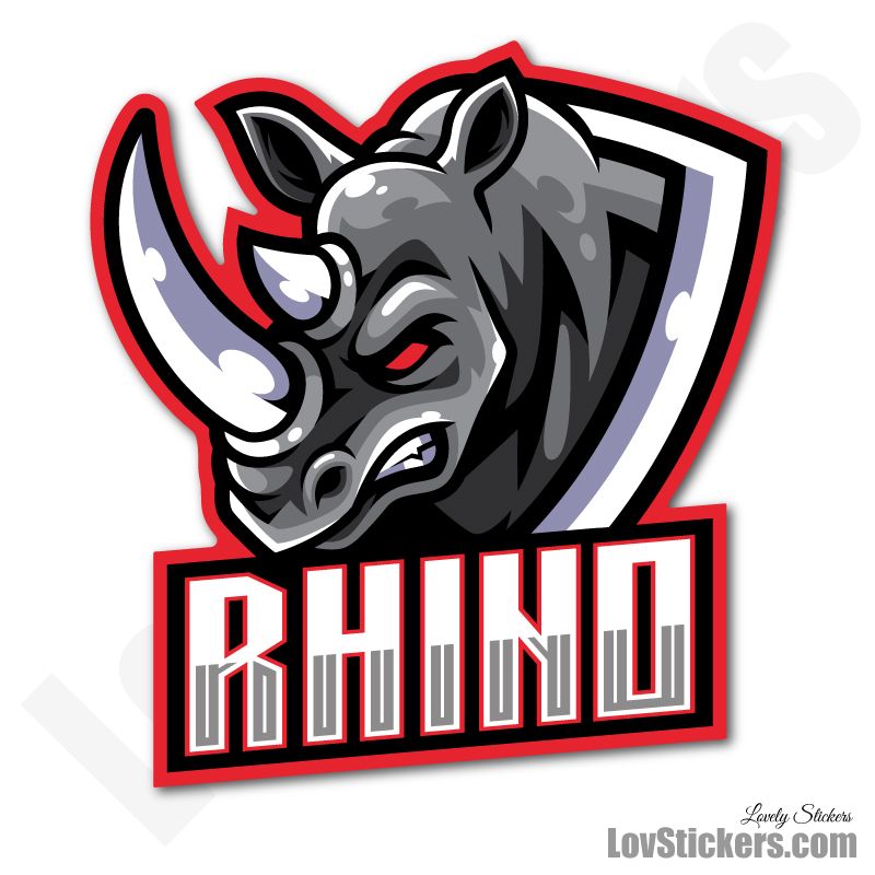 4 Stickers eSport Rhino 4 Stickers eSport Rhino