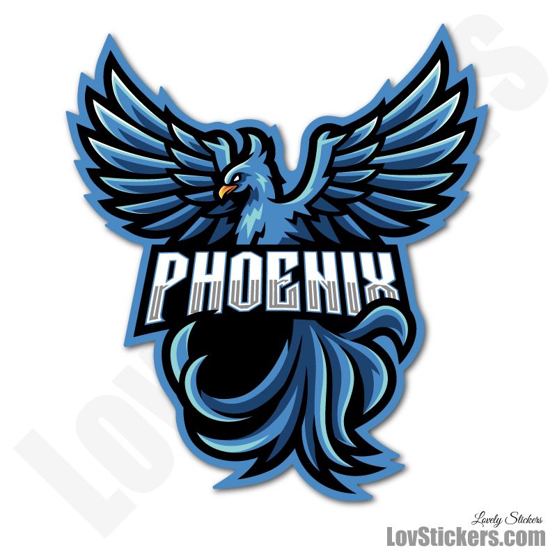 4 Stickers eSport Phoenix 4 Stickers eSport Phoenix