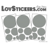 Decoration mur autocollant stickers rond