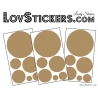 Decoration mur autocollant stickers rond