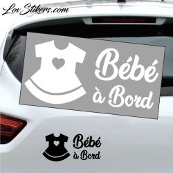 Sticker Bébé à Bord - Robe