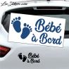 Sticker Bébé à Bord Pieds 05