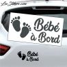 Sticker Bébé à Bord Pieds 05