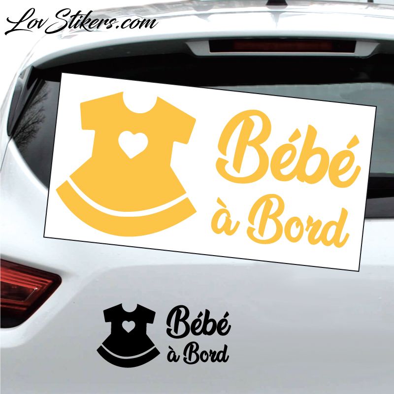 Sticker Bébé à Bord - Robe