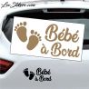 Sticker Bébé à Bord Pieds 05