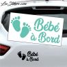 Sticker Bébé à Bord Pieds 05