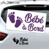 Sticker Bébé à Bord Pieds 05