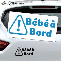 Sticker Panneau Bébé à Bord - ZoneStickers