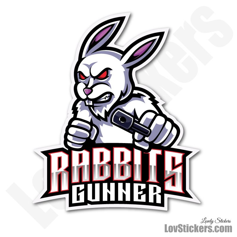 4 Stickers eSport Rabbit 4 Stickers eSport Rabbit