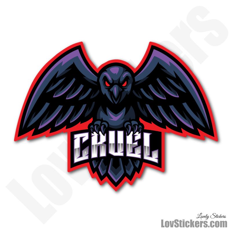8 Stickers eSport Cruel 8 Stickers eSport Cruel