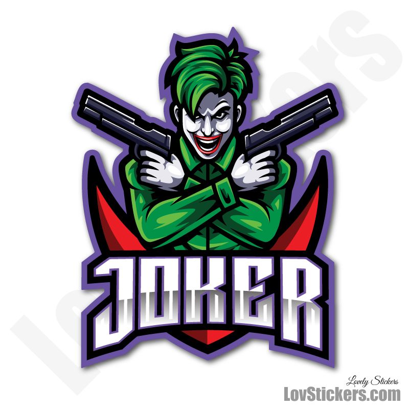 4 Stickers eSport Joker 4 Stickers eSport Joker