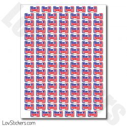 Stickers Made in France - Etiquettes