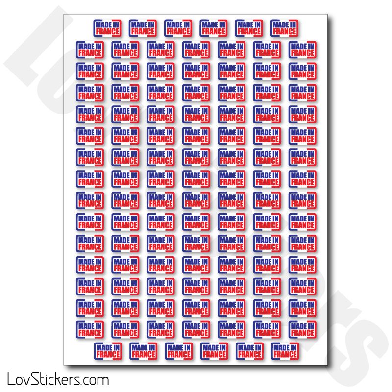 Stickers Made in France - Etiquettes