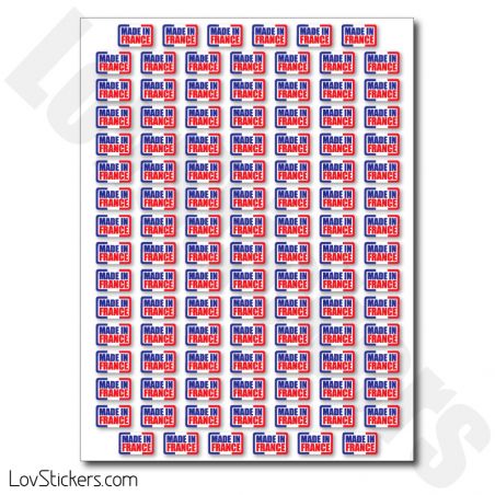 Stickers Made in France - Etiquettes