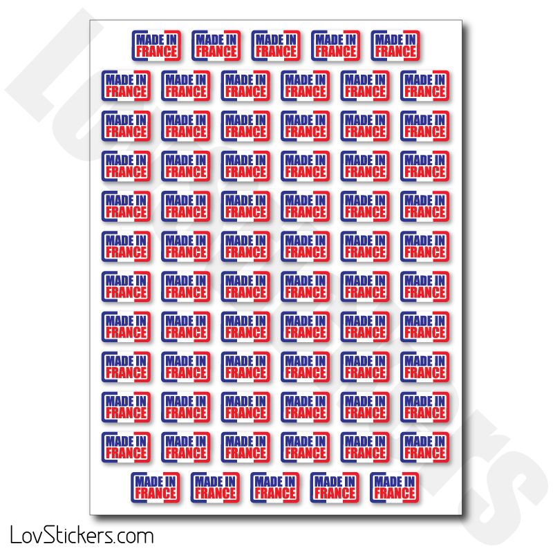 Stickers Made in France - Etiquettes