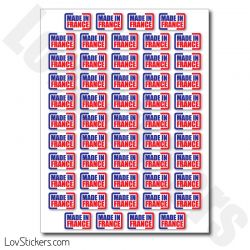 Stickers Made in France - Etiquettes