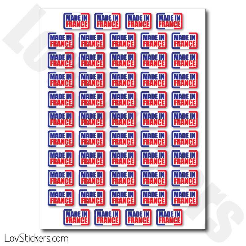 Stickers Made in France - Etiquettes