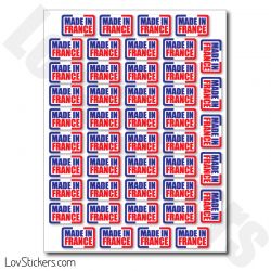 Stickers Made in France - Etiquettes