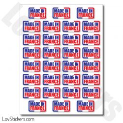 Stickers Made in France - Etiquettes