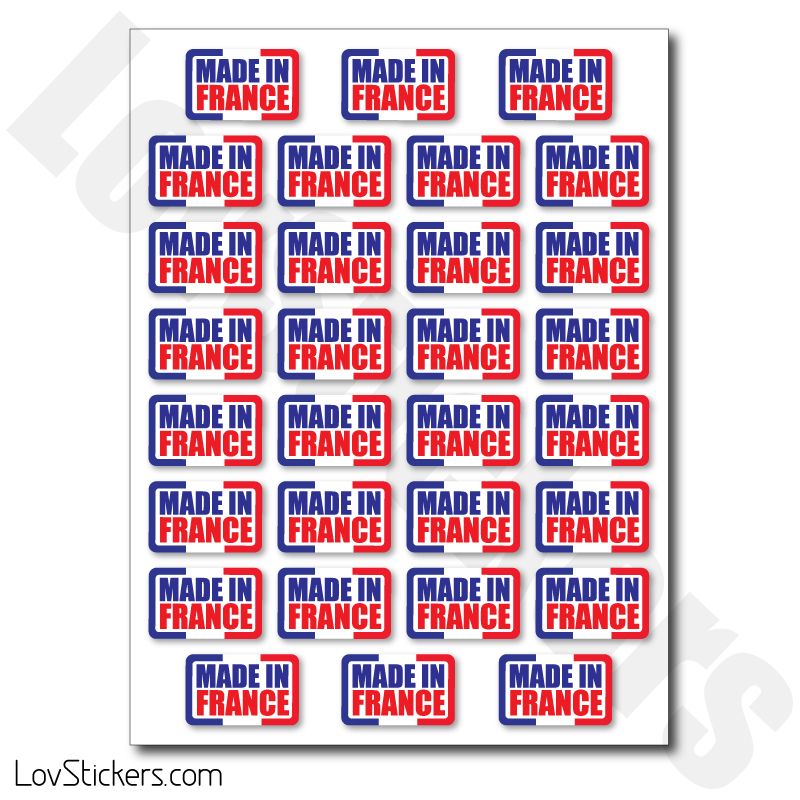Stickers Made in France - Etiquettes