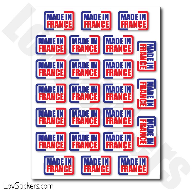Stickers Made in France - Etiquettes