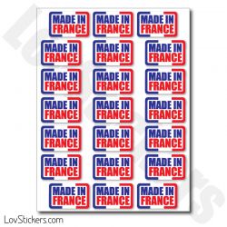 Stickers Made in France - Etiquettes