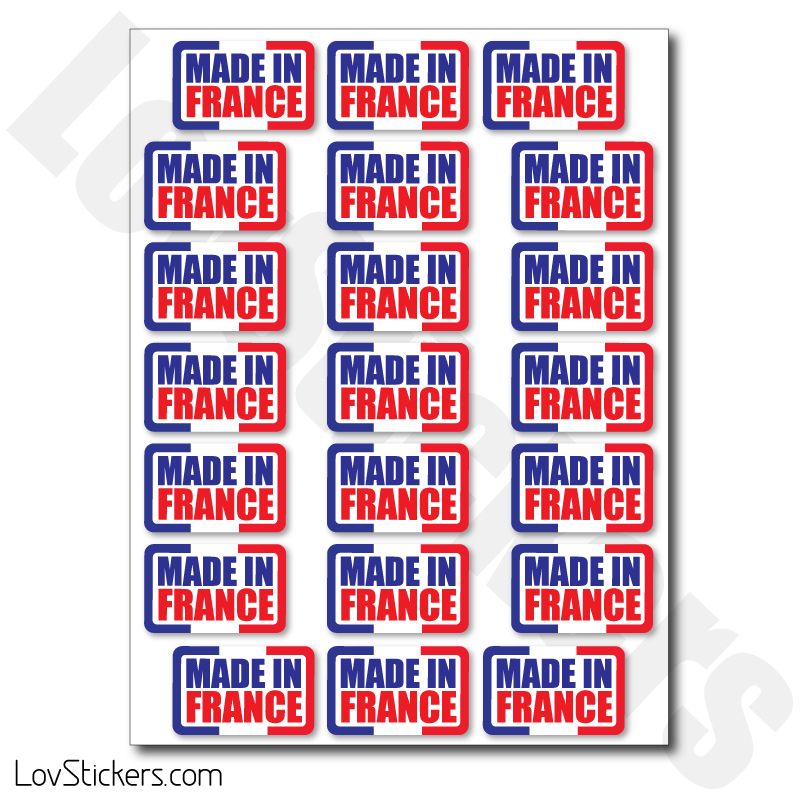 Stickers Made in France - Etiquettes