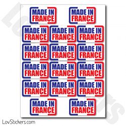 Stickers Made in France - Etiquettes