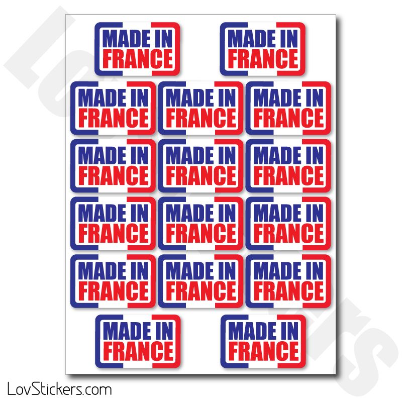 Stickers Made in France - Etiquettes