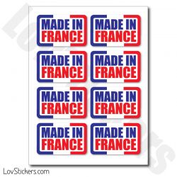 Stickers Made in France - Etiquettes
