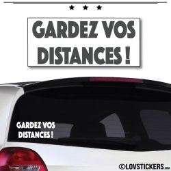 Sticker Gardez vos Distances 20cm