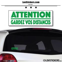 Attention Gardez vos Distances