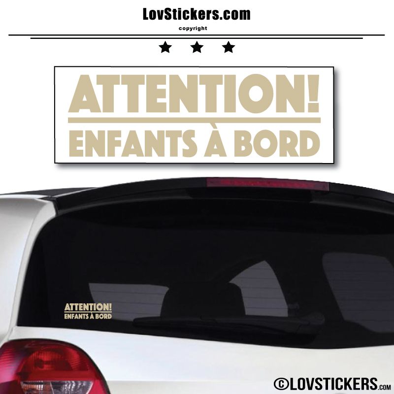 Attention! Enfants à Bord Attention! Enfants à Bord