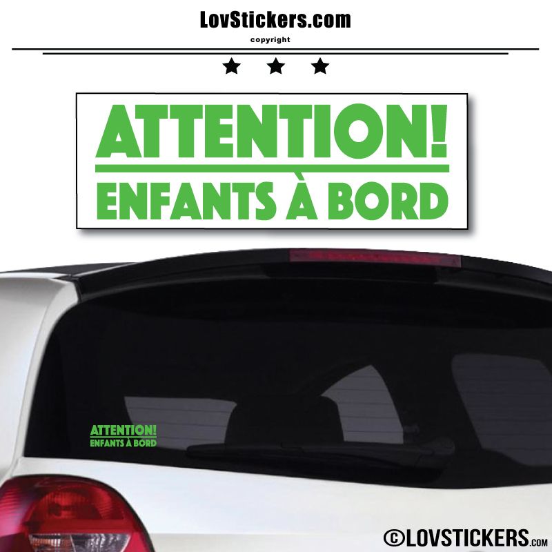 Attention! Enfants à Bord Attention! Enfants à Bord
