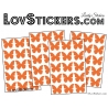 60 Stickers Papillons 3CM - Autocollant decoration