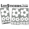 Stickers de decoration Fleur