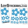 Stickers de decoration Fleur