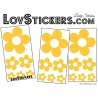 Stickers de decoration Fleur