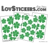 29 Stickers Fleurs 5CM 4CM 3CM - Autocollant Fleur pétale coeur