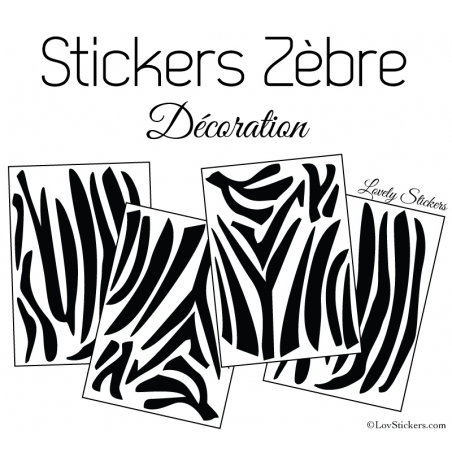 Sticker peau de zèbre - Autocollant LovStickers.com Sticker peau de zèbre - Autocollant LovStickers.com