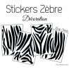 Sticker peau de zèbre - Autocollant LovStickers.com