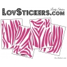 Sticker peau de zèbre - Autocollant LovStickers.com