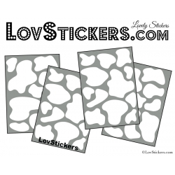 Sticker peau de vache - Autocollant LovStickers.com