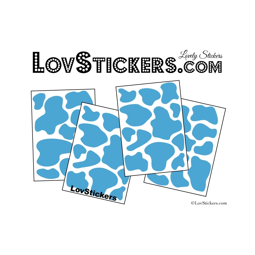 Sticker peau de vache - Autocollant LovStickers.com